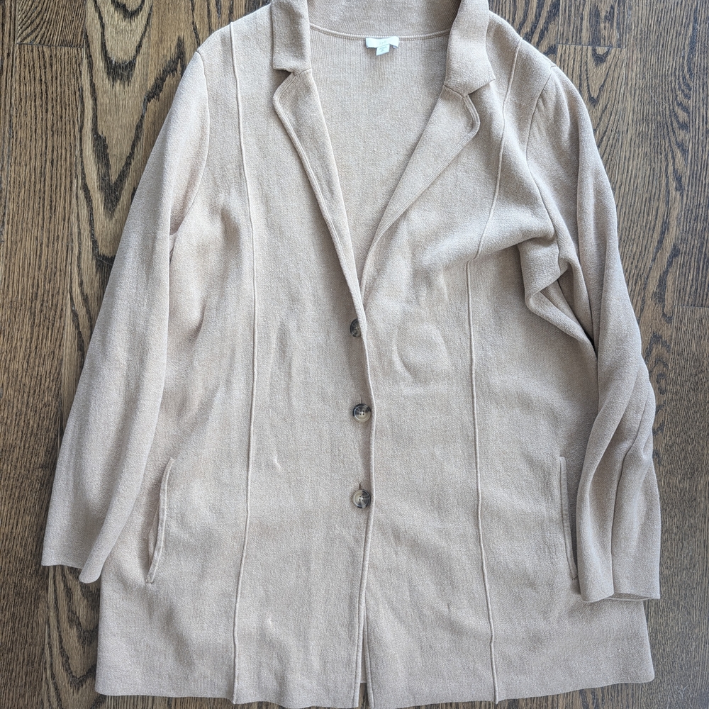 J. Jill Tan Knit Sweater